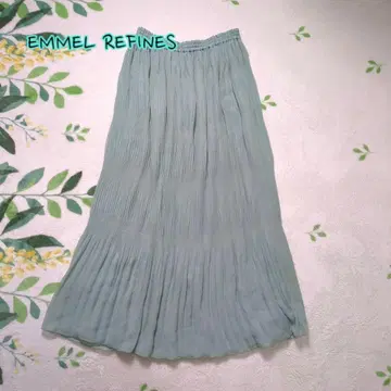 EMMEL REFINES 에멜리파인즈 롱 스커트 쉬폰