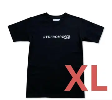 vallad RYDEROMANCE 블랙 티셔츠 XL