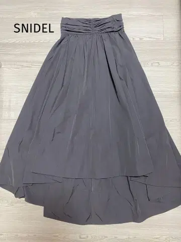 SNIDEL 그레이 플레어 스커트 사이즈 1