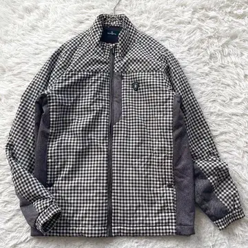 Munsing wear 체크 충전솜 긴팔 나일론 자켓 웨어