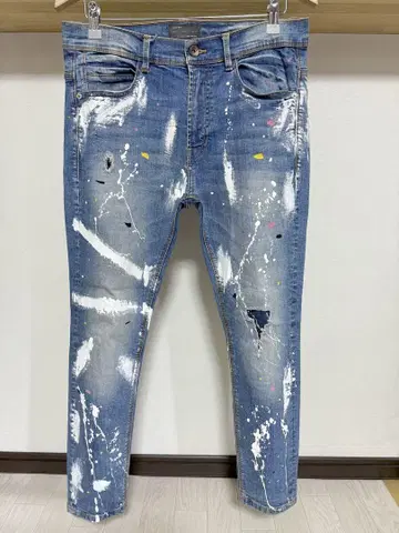 신축성 강한 페인트 ZARA MAN 스트레치 데님