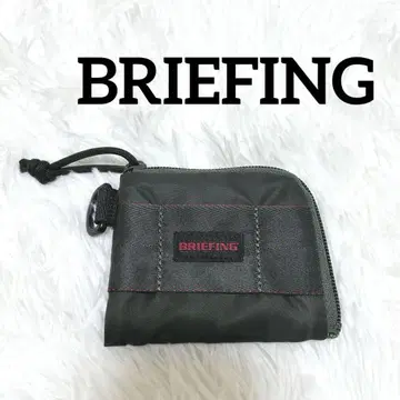 새상품 미사용 BRIEFING 브리핑 미니 지갑 코인 케이스 카키