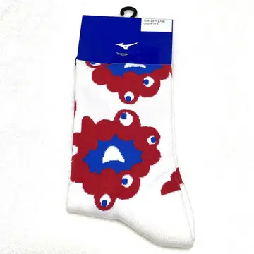 희귀 레어 Mizuno 먁먁 삭스 25~27cm 화이트