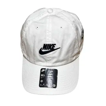 한국 NIKE 나이키 커스텀 캡 화이트 M/L 사이즈 한글 로고