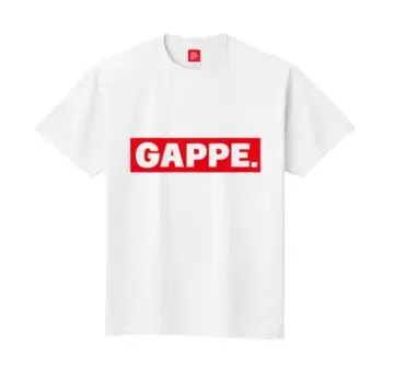GAPPE. 티셔츠 에가 채널 L 사이즈 에가시라 에가 짱 브리프단
