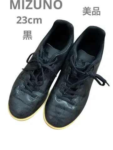 [ MIZUNO ] 새상품급 23cm 블랙 스니커즈 스포츠