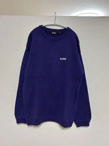 XLARGE 퍼플 니트 스웨터 L 사이즈