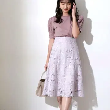 프로포션 바디 드레싱 케미컬 레이스 플레어 스커트
