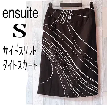 [새상품급] 타이트 스커트 S 사이즈 무릎 기장 사이드 슬릿