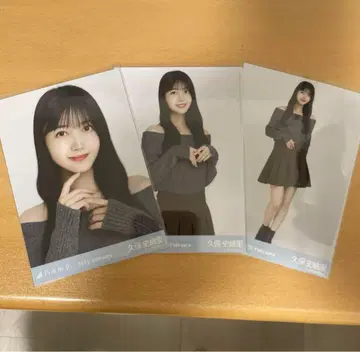 노기자카46 브로마이드 쿠보 시오리 오프숄 니트 컴프
