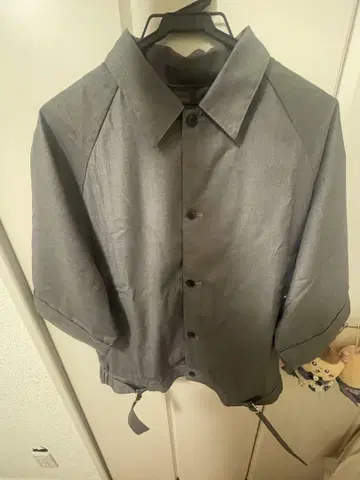 HARE 숏 리브 셔츠 BL/SS SIZE M 그레이