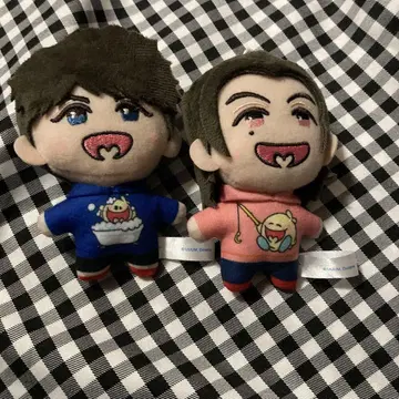 Dotene x Fischer's 퓌샤즈 봉제 인형 2종 세트