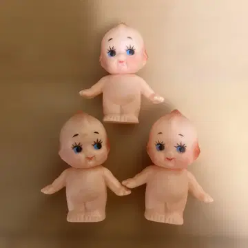 큐피 인형 3개 세트