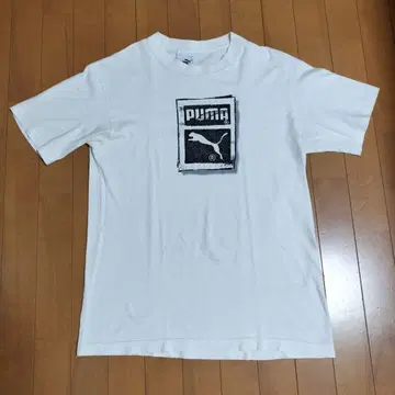 1980년대~ 푸마 PUMA 로고 프린트 티셔츠 화이트 USA 제작