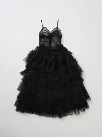 'Ballerina' fairy tulle dress black