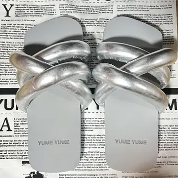 [ yumeyume ] TYRE 슬라이드 / 실버 36