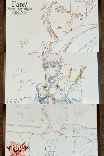 Fate 런치 매트 3매 세트 아처