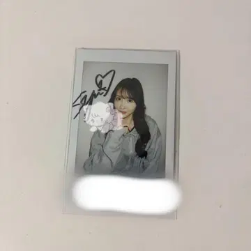 FRUITS ZIPPER 사쿠라이 유이 친필 폴라로이드 맨투맨