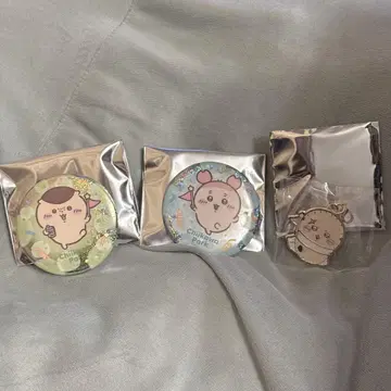치이카와 파크 캔뱃지 메탈 참 밤만쥬 헌책방 랏코