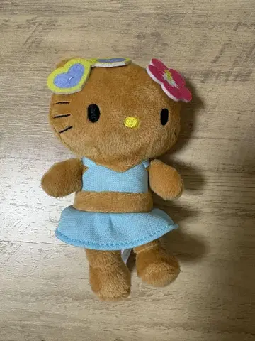 헬로키티 봉제 인형 일광화상 갸루 Ver.