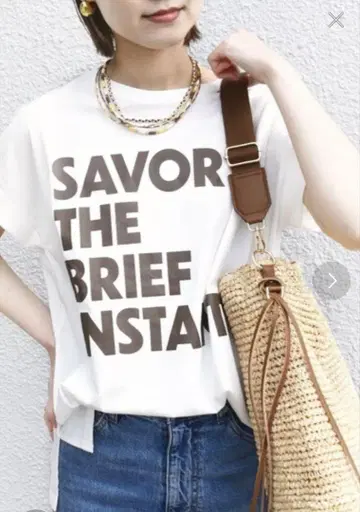 SHIPS 쉽스 SAVOR THE BRIEF INSTANTS 티셔츠