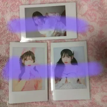 사쿠라바 하루카 LARME 랜덤 프린트 폴라로이드 3장 묶음 판매