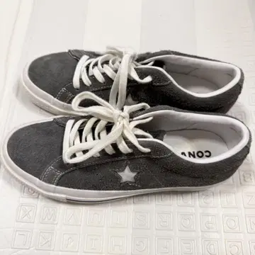 컨버스 원스타 스웨이드 그레이 23.5cm converse