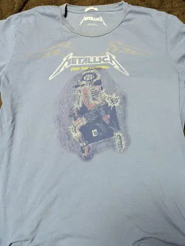 Metallica Ride the Lightning 티셔츠
