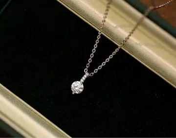 새상품! gulamu jewelry 모이사나이트 목걸이 실버