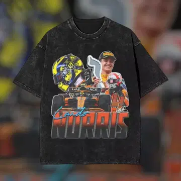 랜드 노리스 F1 티셔츠 lando Norris 다른 사이즈 있음