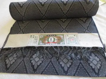 새상품 오리지널 오시마 명주 블랙 류우쿄 앙상블