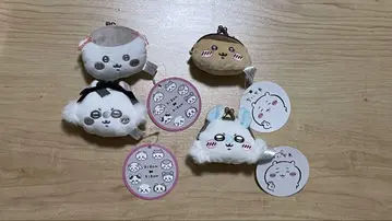 치이카와 미니 가마구치 리본 미니 가마구치 파우치 세트