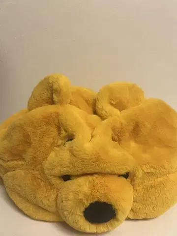 푸우 봉제 인형 캡