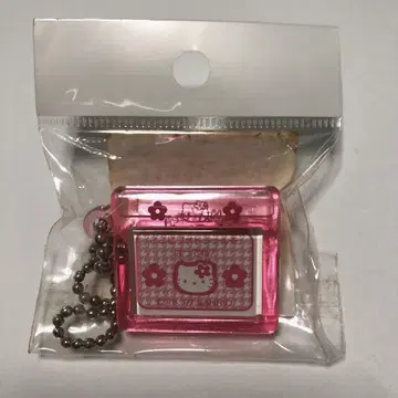 헬로키티 얼굴꽃 사진 프레임 클립 키링 레트로