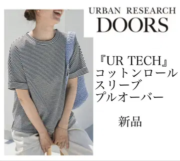 [ UR TECH ] 코튼 롤 슬리브 풀오버
