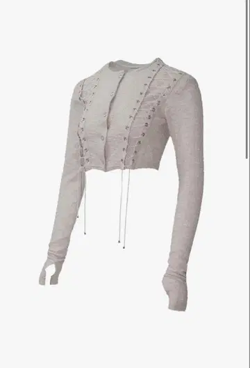 theredthread S lace up cardigan