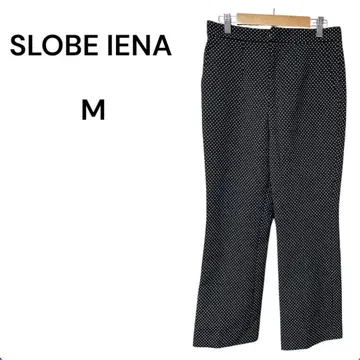 [새상품급] IENA 슬로브 이에나 도트 자카드 스트레이트 팬츠 38 M