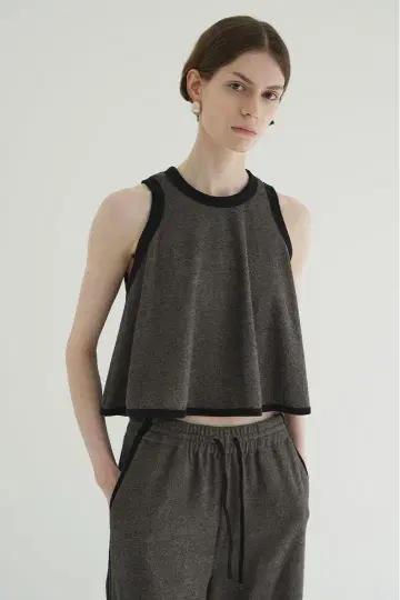 CLANE PILE FLARE TANK TOPS