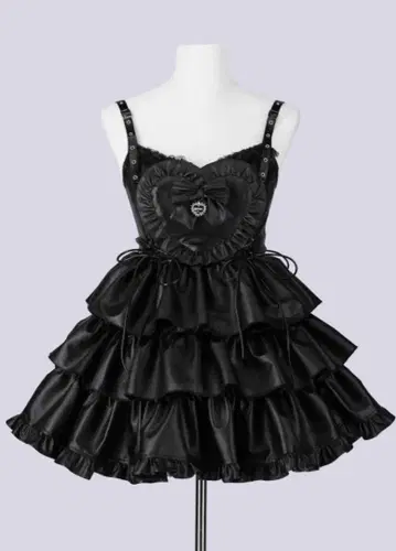qooza Frill Heart Dress