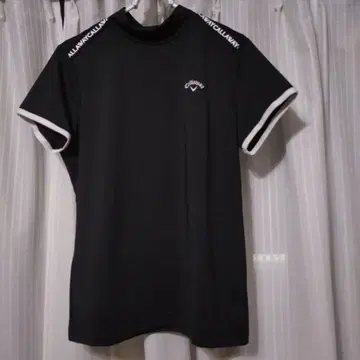 Callaway 여성용 블랙 셔츠 L