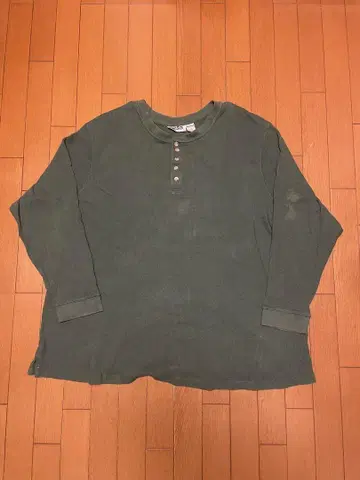 KING SIZE henry neck thermal long tee