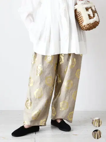 완판 TOWAVASE 호일 팬츠
