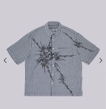 Jaded London Blue Atom 체크 셔츠 M