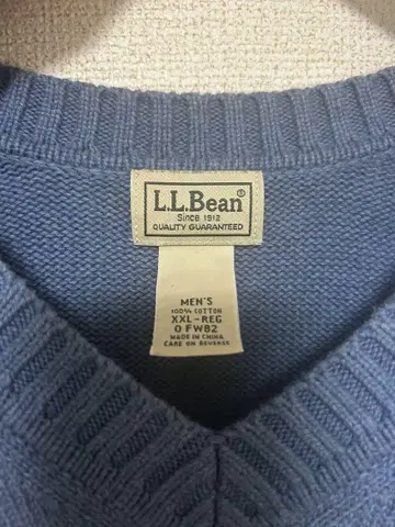 L.L.Bean 남성용 V넥 스웨터 XXL