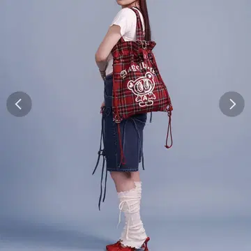 jouetie ANGEL BLUE 2WAY 냅색 참 BAG