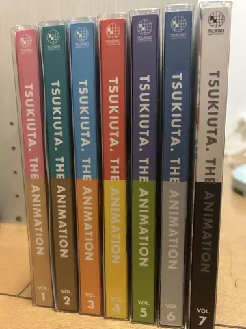 츠키우타. DVD 7권 세트