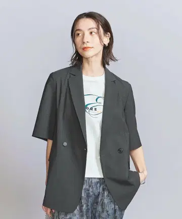 하프 슬리브 자켓 25ss