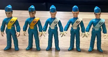 5체 세트 BANDAI 썬더버드 피규어 소프트 비닐 트레이시 형제
