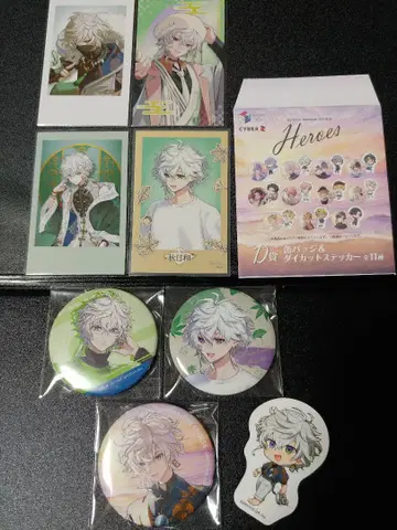 니지산지 무라쿠모 카게츠 폴라로이드 캔뱃지 세트 디티카 카게츠