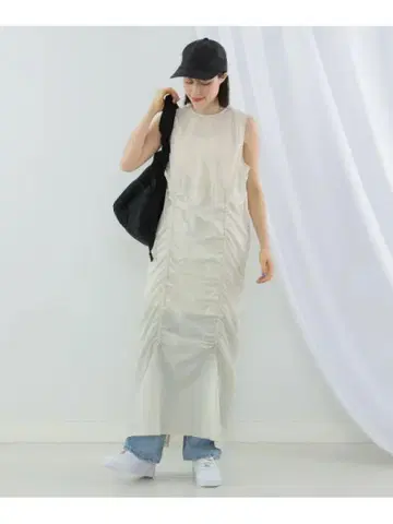 새상품 Champion x Ray BEAMS 별주 개더 원피스